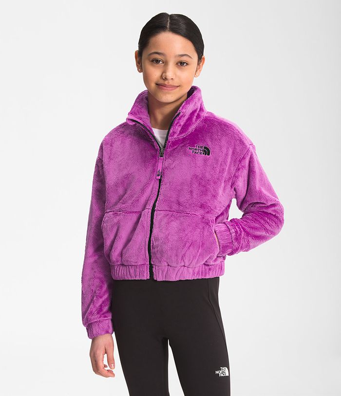 The North Face Jacket Osolita Full Zip Purple - Girls - Thailand HBTZN-6920